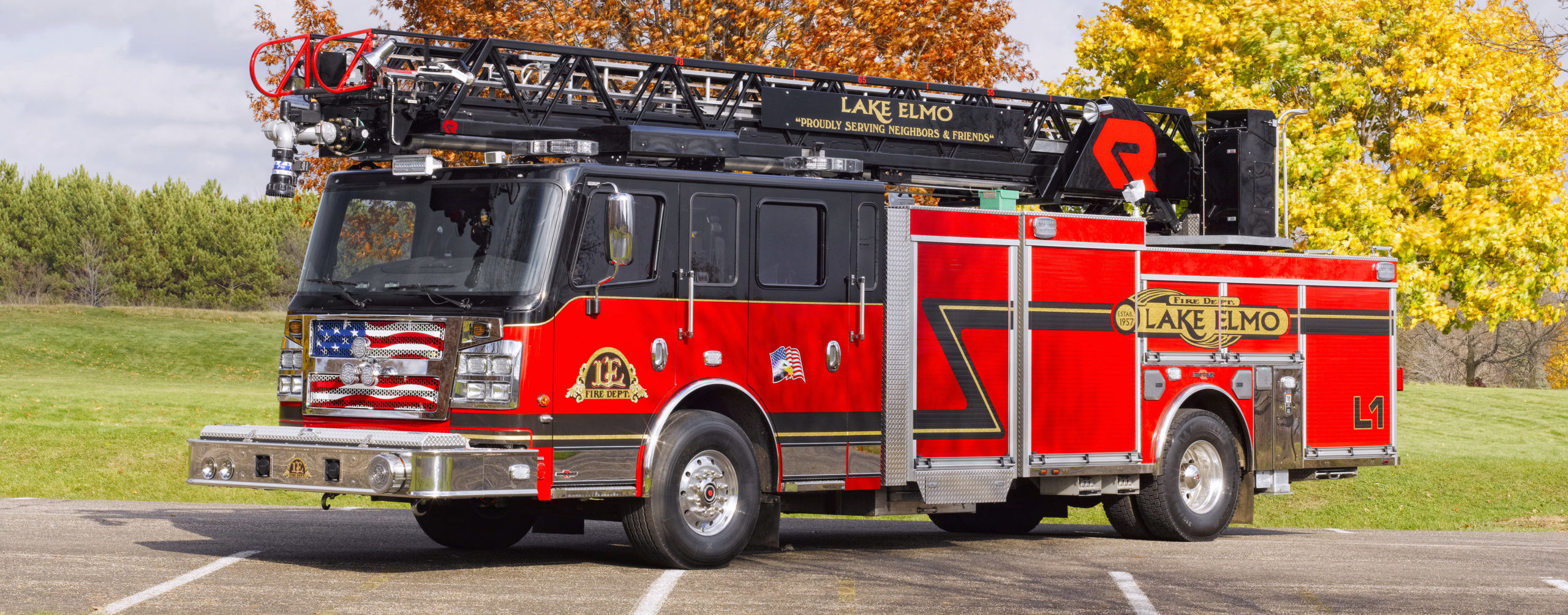Custom Name St. Louis Fire Department Hook & Ladder Truck All Over