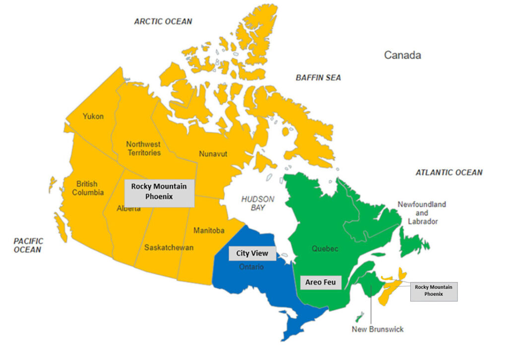 Rosenbauer Canada Dealer Map