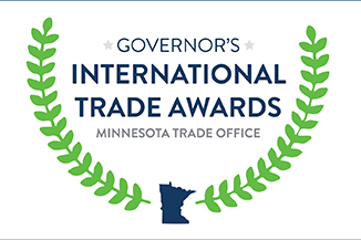 Rosenbauer receives Governor’s International Trade Award.