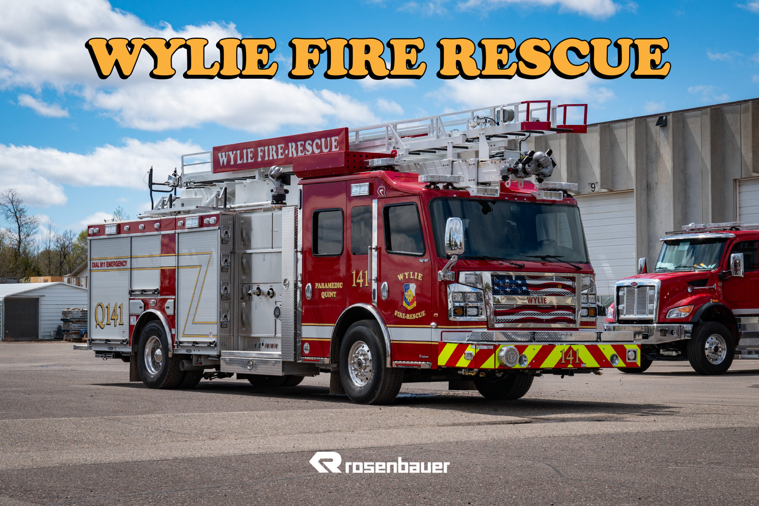 Wylie Fire Rescue Rosenbauer Roadrunner Elevated Water Tower