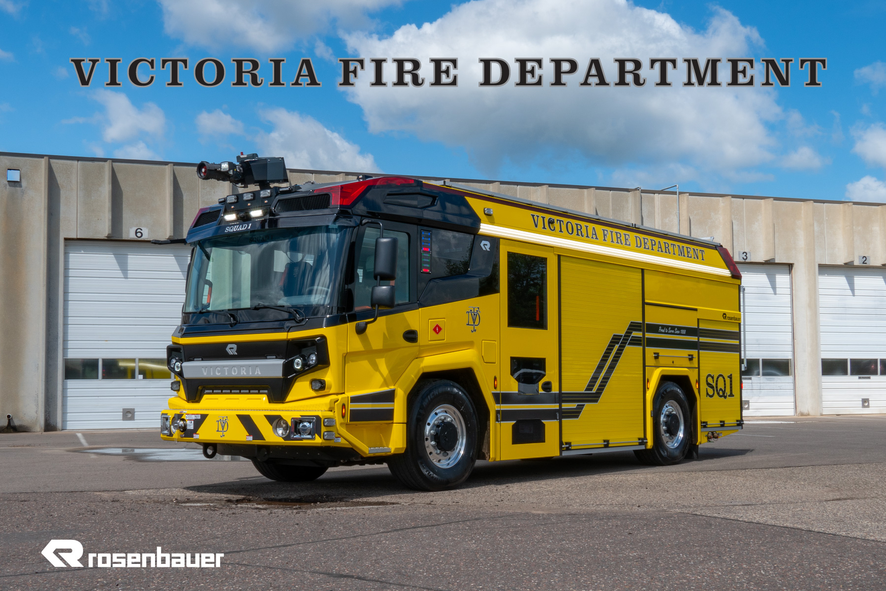 New Rosenbauer RTX Delivered to Victoria Fire Department