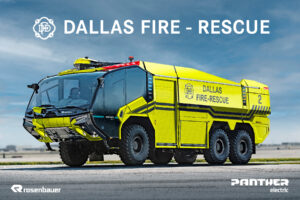 Rosenbauer PANTHER electric Dallas Love Field, Dallas Fire Rescue